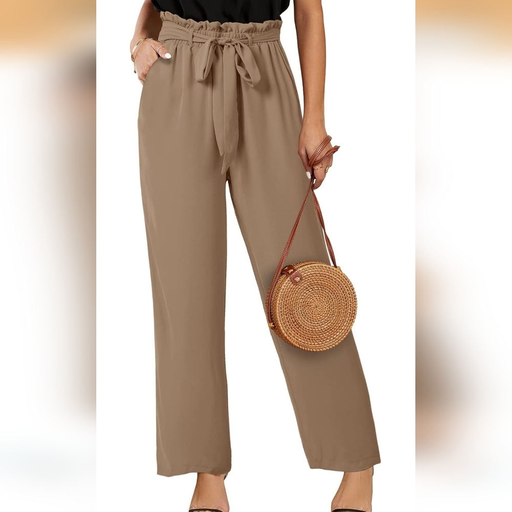 Elegant Tan Women's Pants